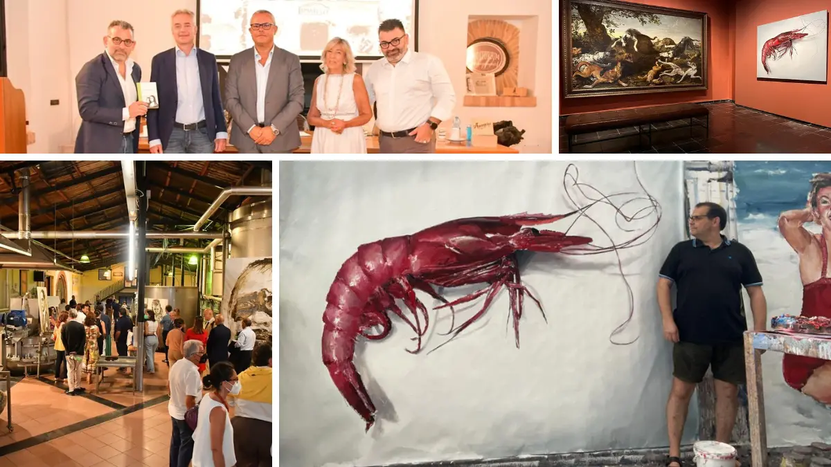 Dalla Calabria al Belgio, il Gambero viola di Cariati in mostra in un museo di Aversa