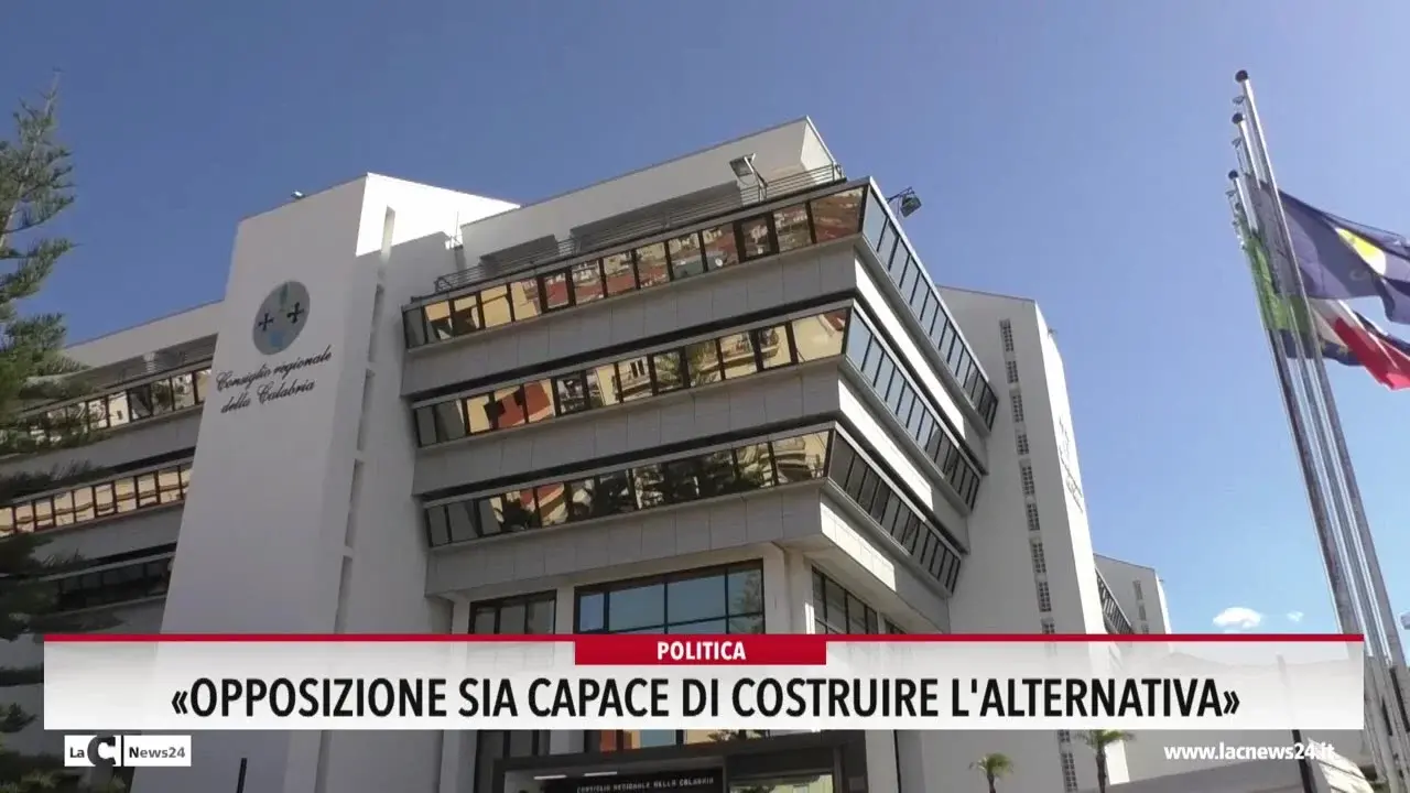 «Opposizione sia capace di costruire l'alternativa»
