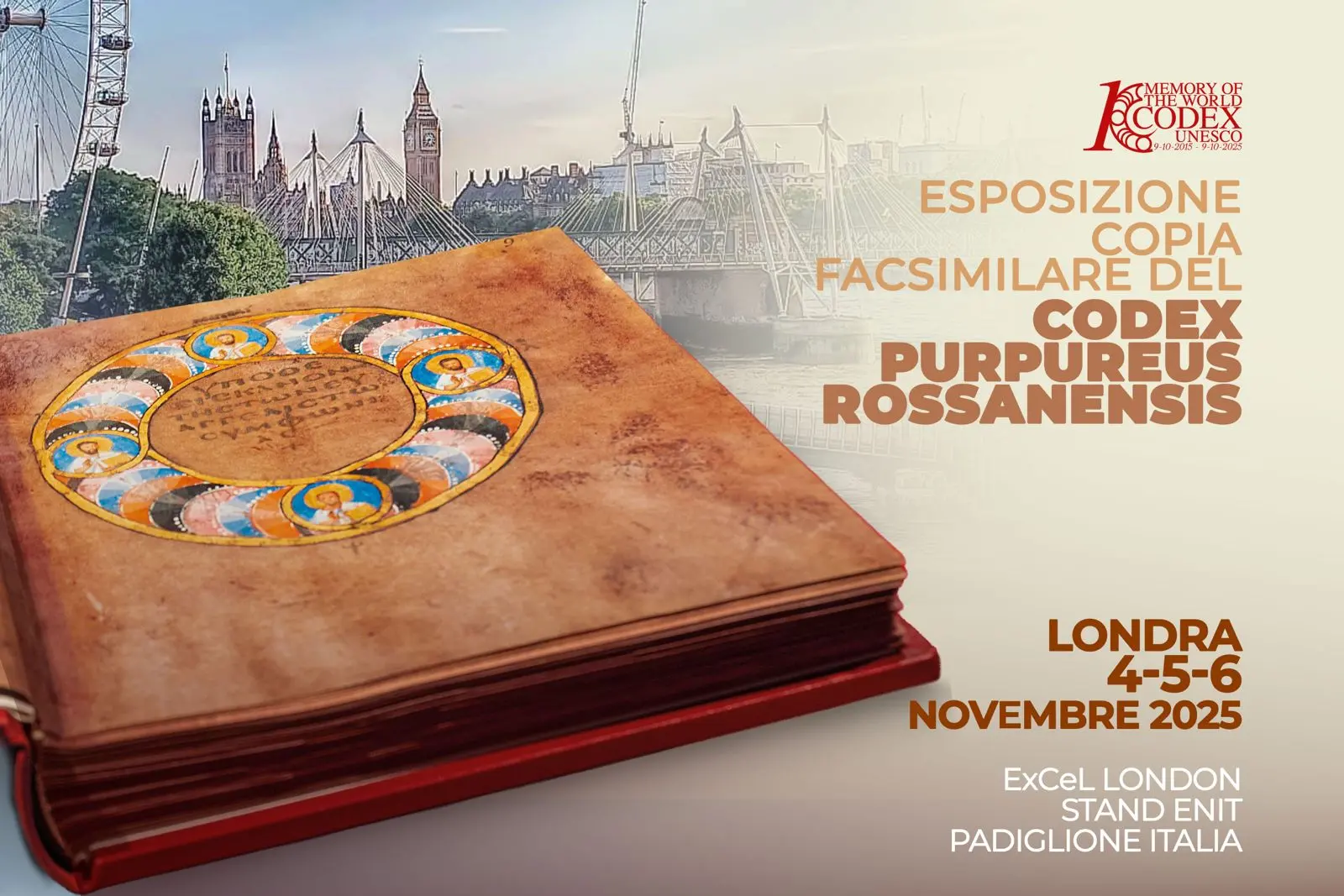 Il Codex Purpureus Rossanensis vola a Londra: la Calabria protagonista al WTM 2025\n