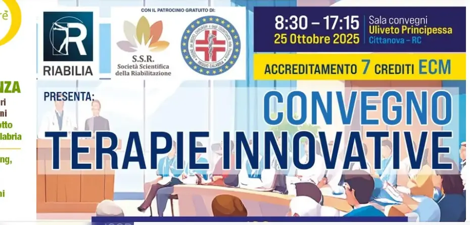 Tutto pronto a Cittanova per il convegno di respiro nazionale “terapie innovative” promosso da Riabilia\n