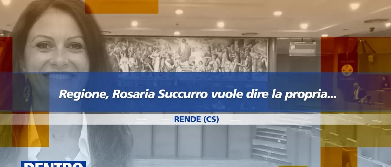 Elezioni in Calabria, Rosaria Succuro approda\u00A0in Consiglio regionale: focus a Dentro la notizia\n