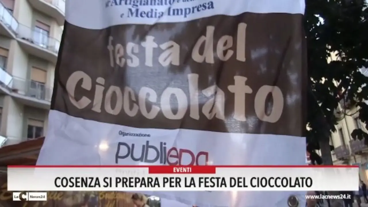 Cosenza si prepara per la Festa del Cioccolato