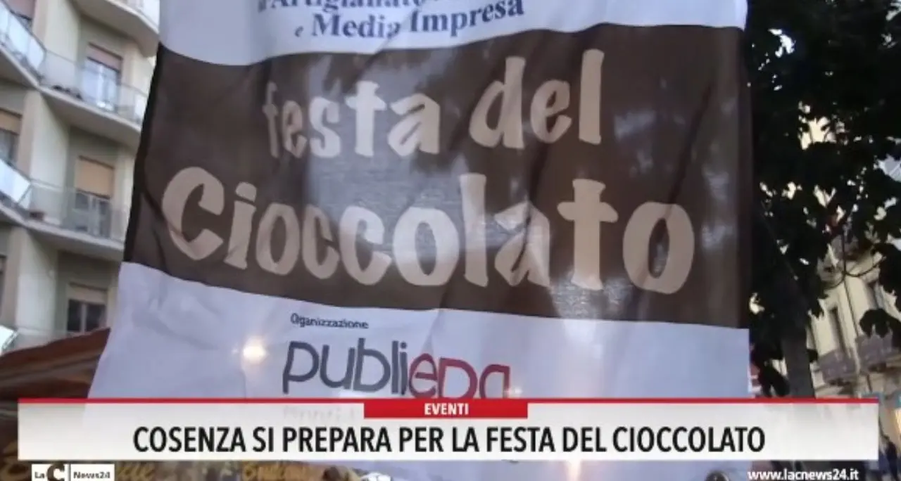 Cosenza si prepara per la Festa del Cioccolato