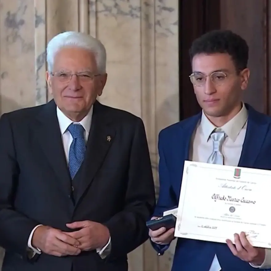 Uno studente calabrese nominato Alfiere del Lavoro da Mattarella: «Un grande onore»