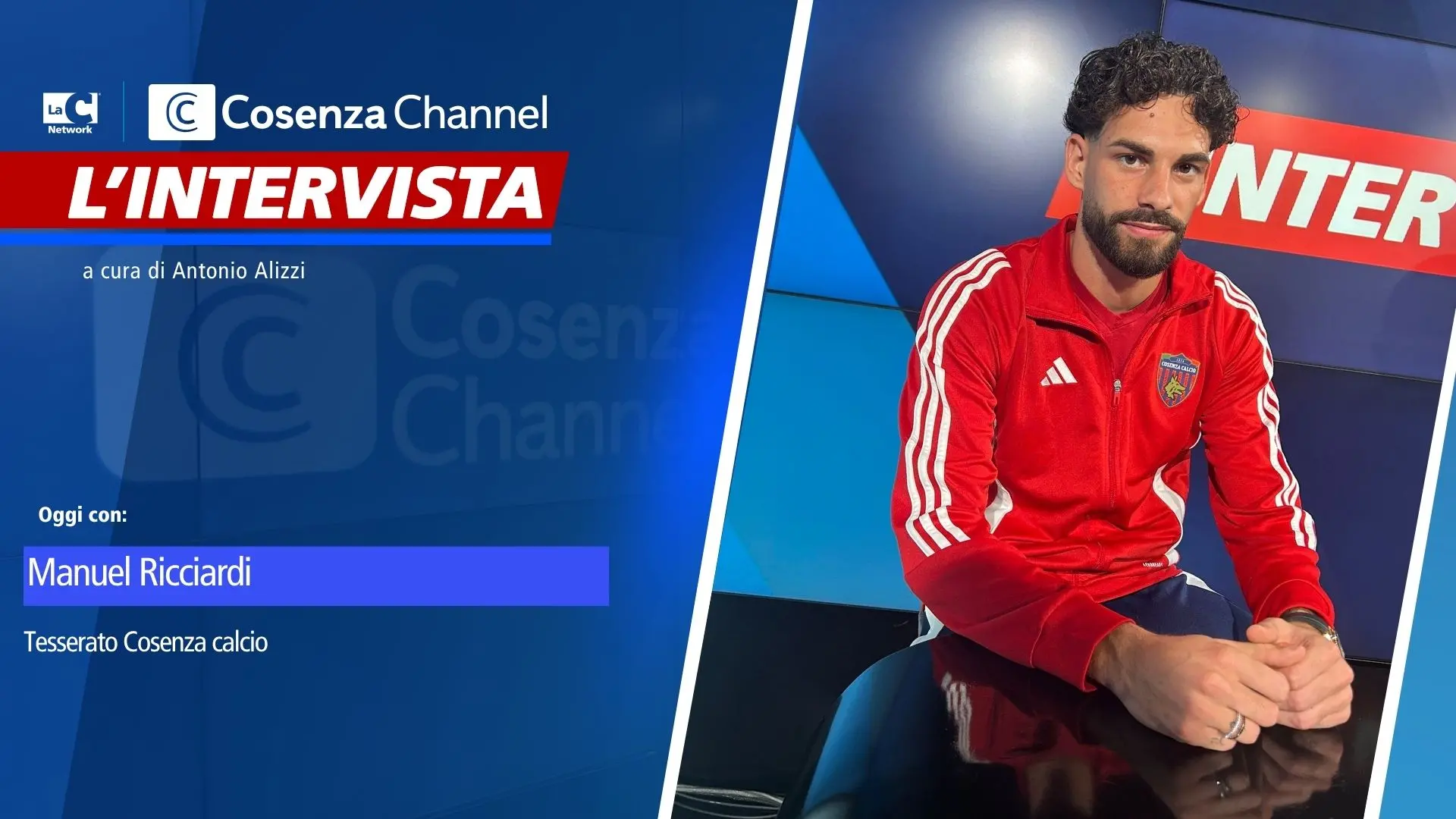 Manuel Ricciardi, giocatore del Cosenza calcio