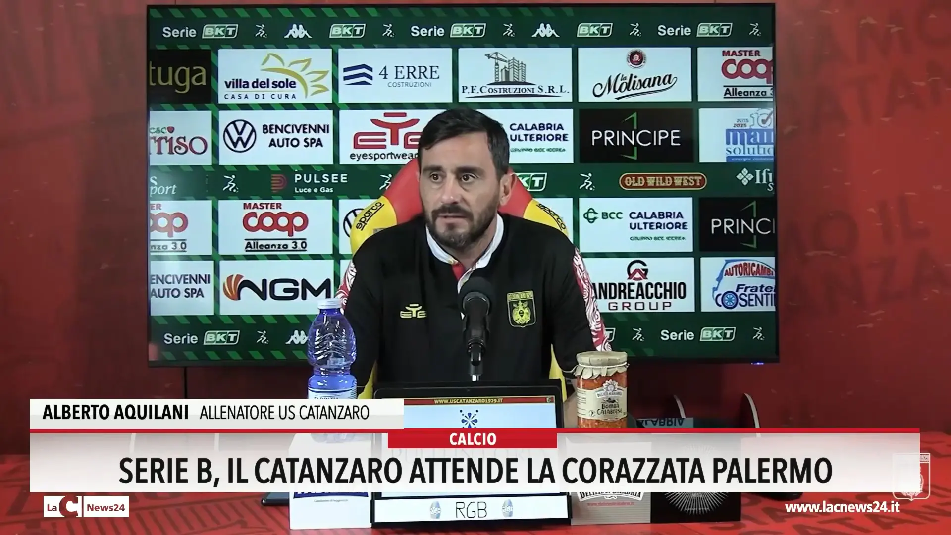 Serie B, il Catanzaro attende la corazzata Palermo