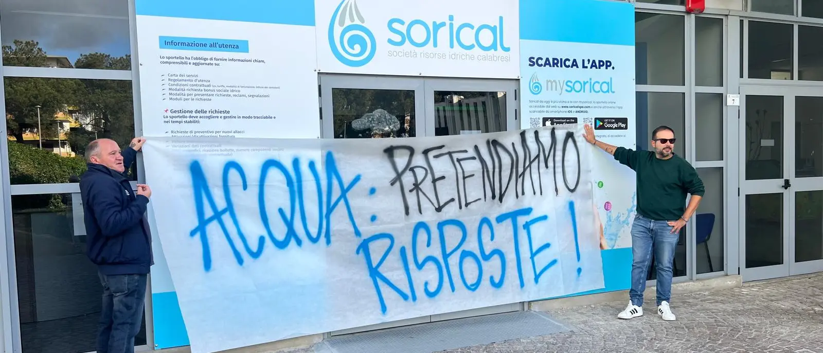 La Base diffida Sorical: «Pronti alla class action per il diritto all’acqua»\n