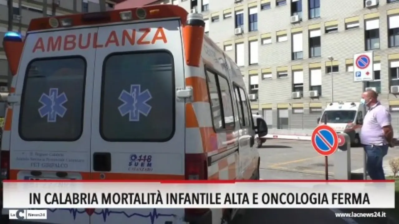 In Calabria mortalità infantile alta e oncologia ferma