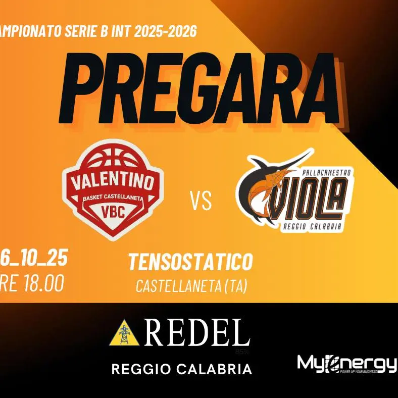 Basket,\u00A0la Redel Reggio Calabria sfida la Valentino Castellaneta per la quinta giornata: obiettivo continuità prima della sosta\n