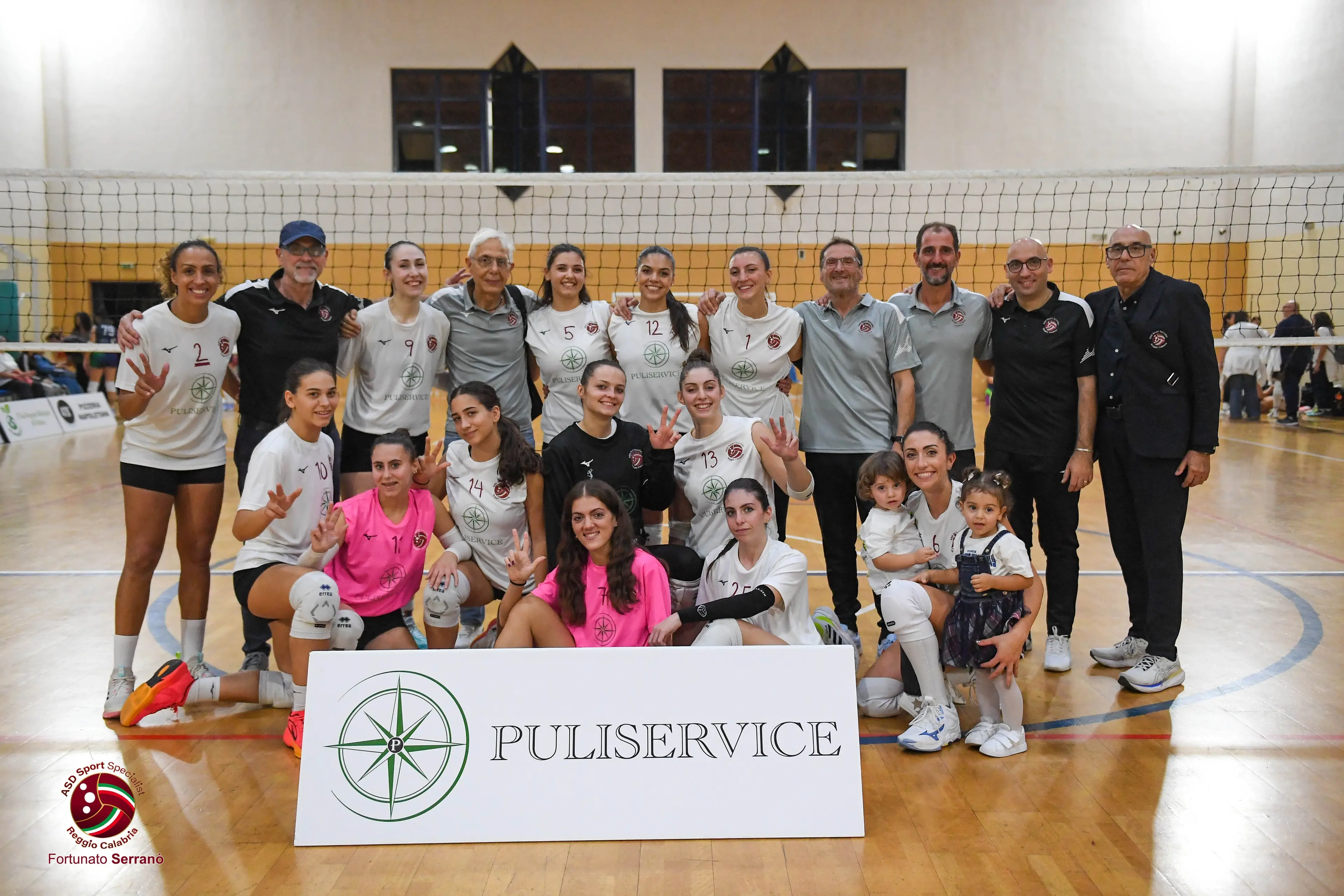 Volley, derby reggino alla Puliservice: terza vittoria su tre\n