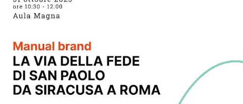 Reggio, all'AbaRc si presenta il Manual brand “La Via della Fede di San Paolo da Siracusa a Roma”\n