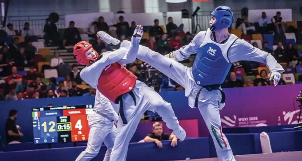 Taekwondo, il calabrese Simone Alessio è medaglia d’argento ai Campionati del Mondo di Wuxi in Cina\n
