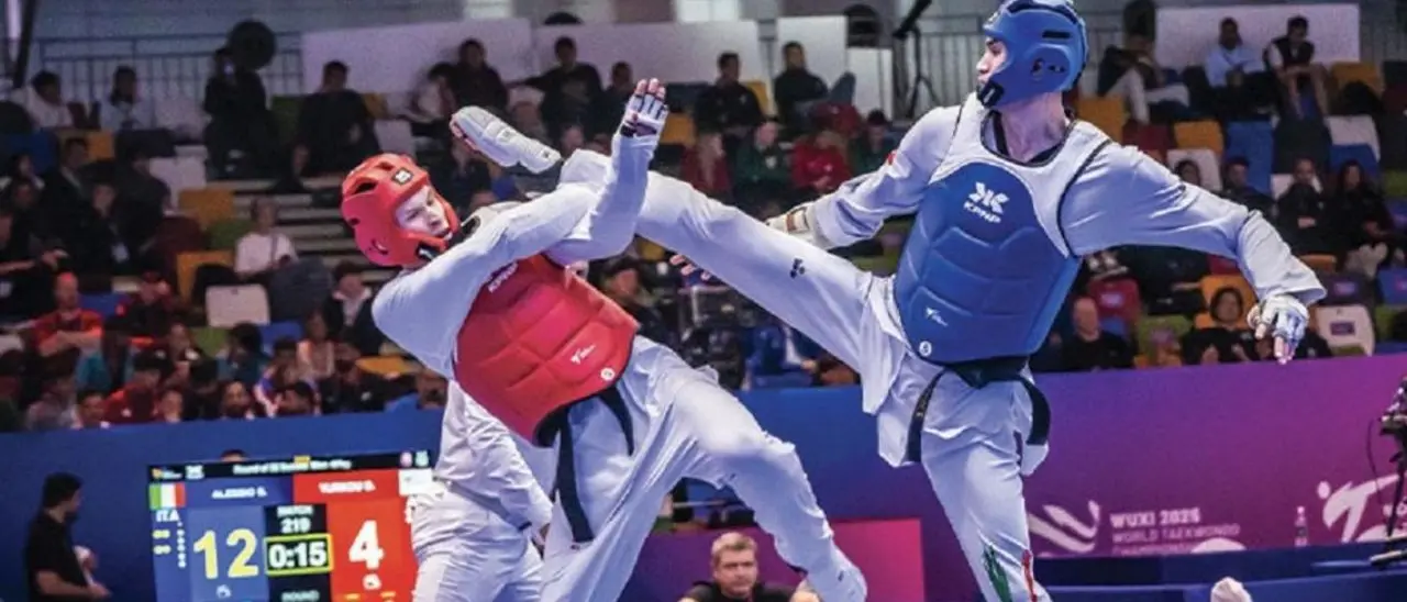 Taekwondo, il calabrese Simone Alessio è medaglia d’argento ai Campionati del Mondo di Wuxi in Cina\n