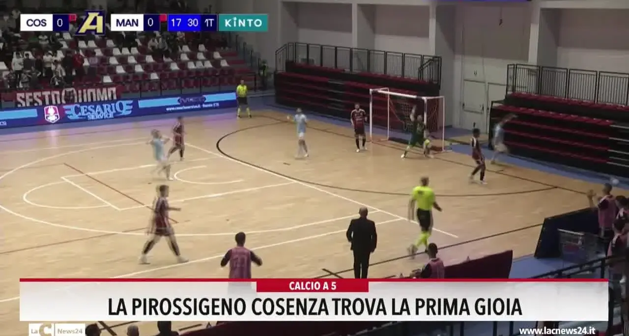 La Pirossigeno Cosenza trova la prima gioia