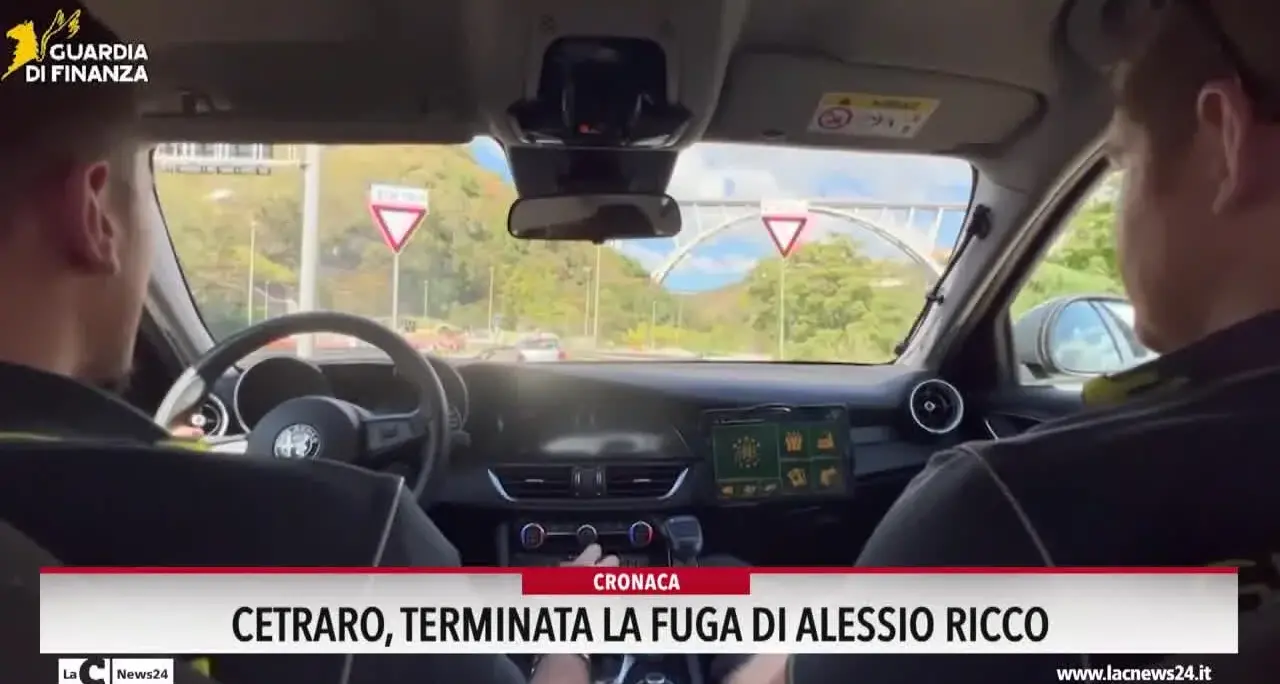 Cetraro, terminata la fuga di Alessio Ricco