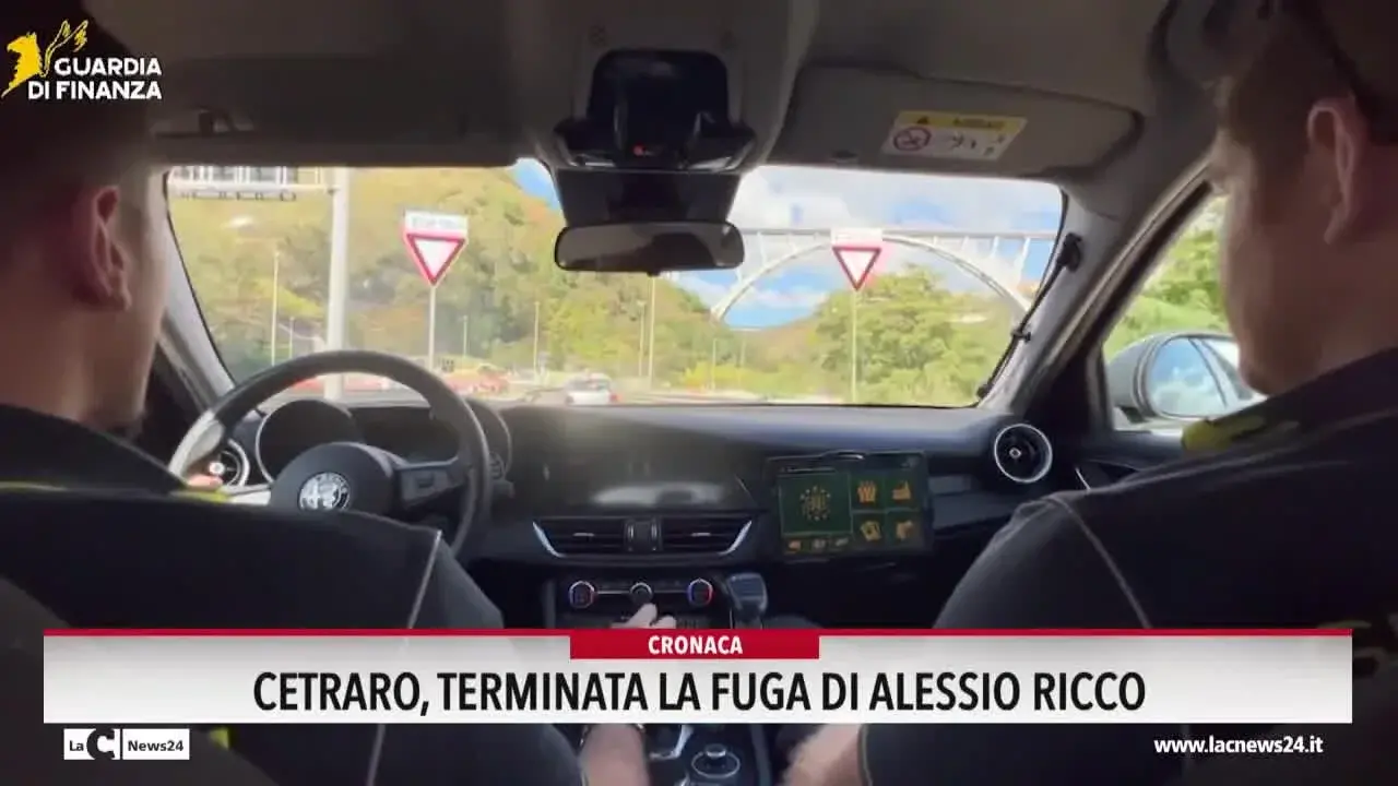 Cetraro, terminata la fuga di Alessio Ricco