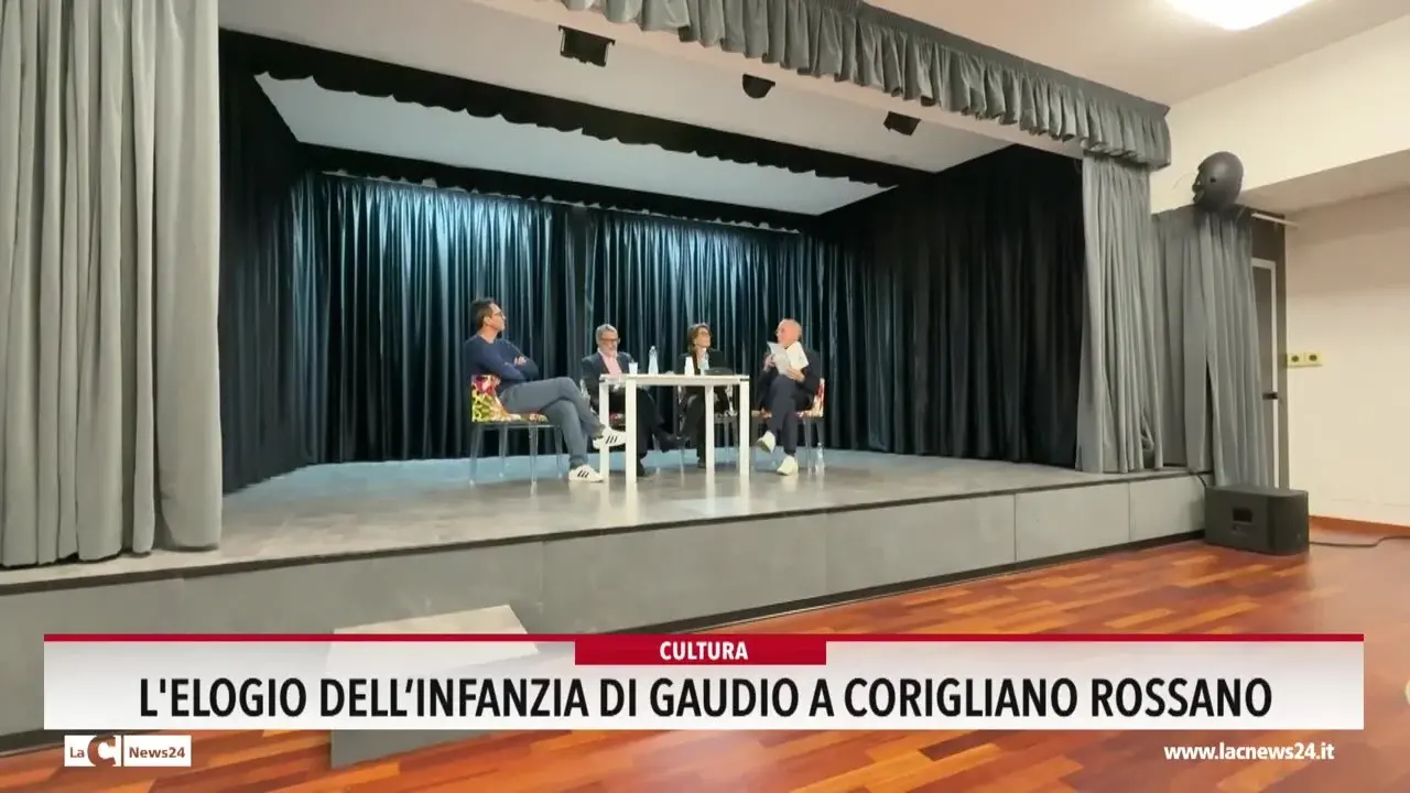 L'elogio dell'infanzia di Gaudio a Corigliano Rossano
