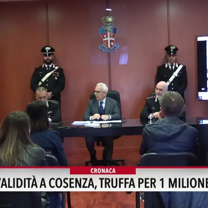 False invalidita a Cosenza, truffa per un milione e mezzo