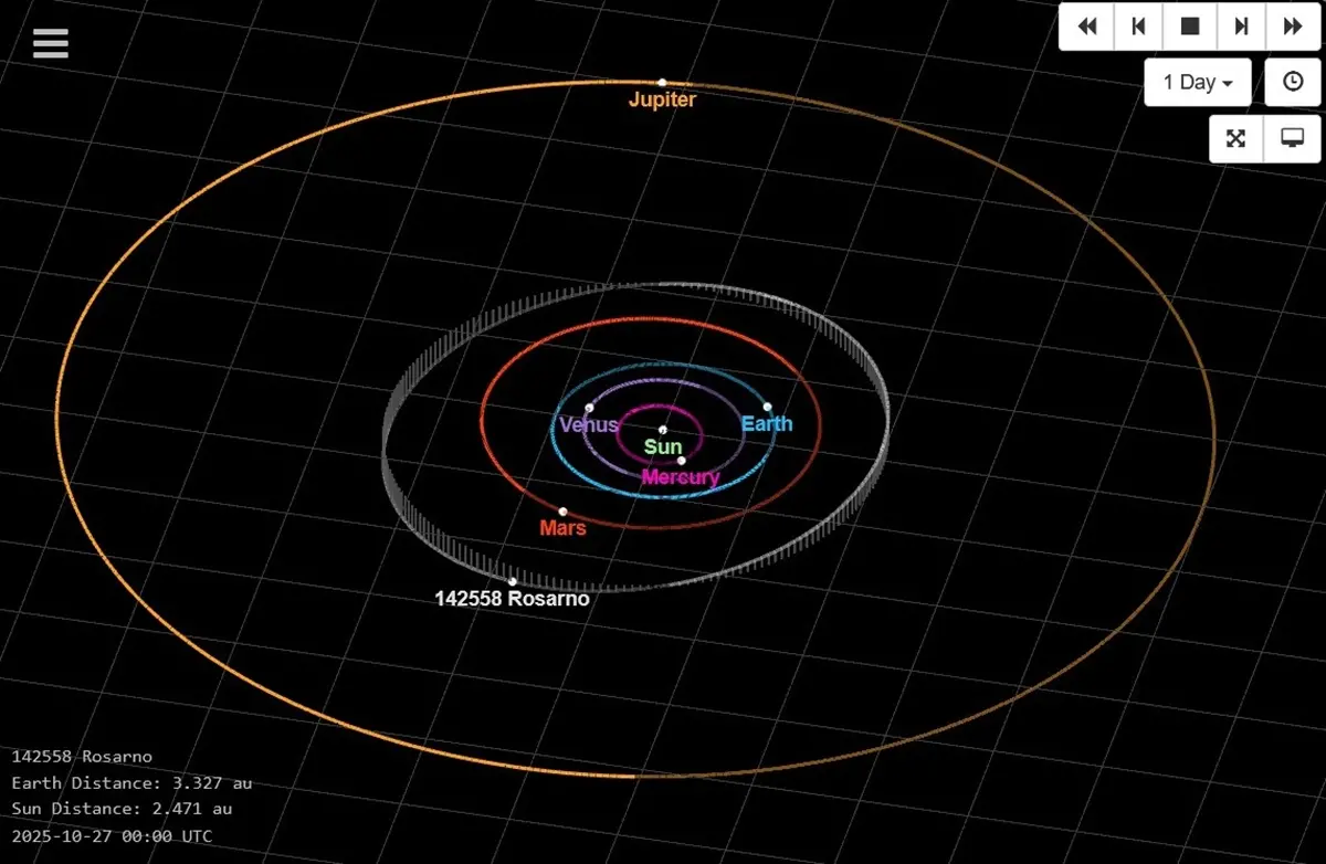 Rosarno nello spazio: un asteroide reca il nome del comune reggino