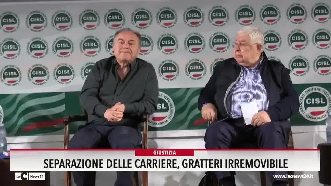 Separazione delle carriere: Gratteri irremovibile
