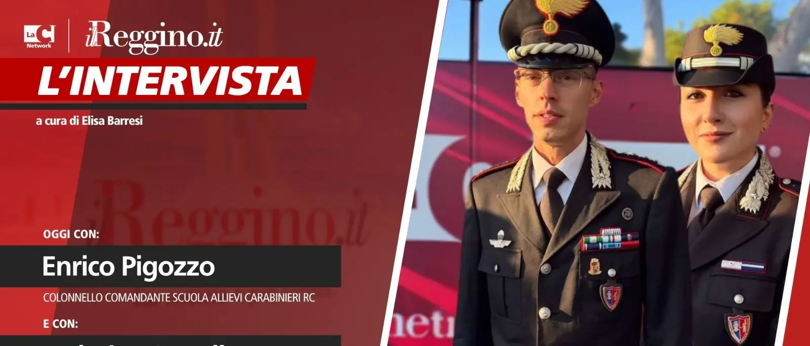 Il colonnello Pigozzo e la tenente Castello raccontano la missione formativa dei Carabinieri di domani\n
