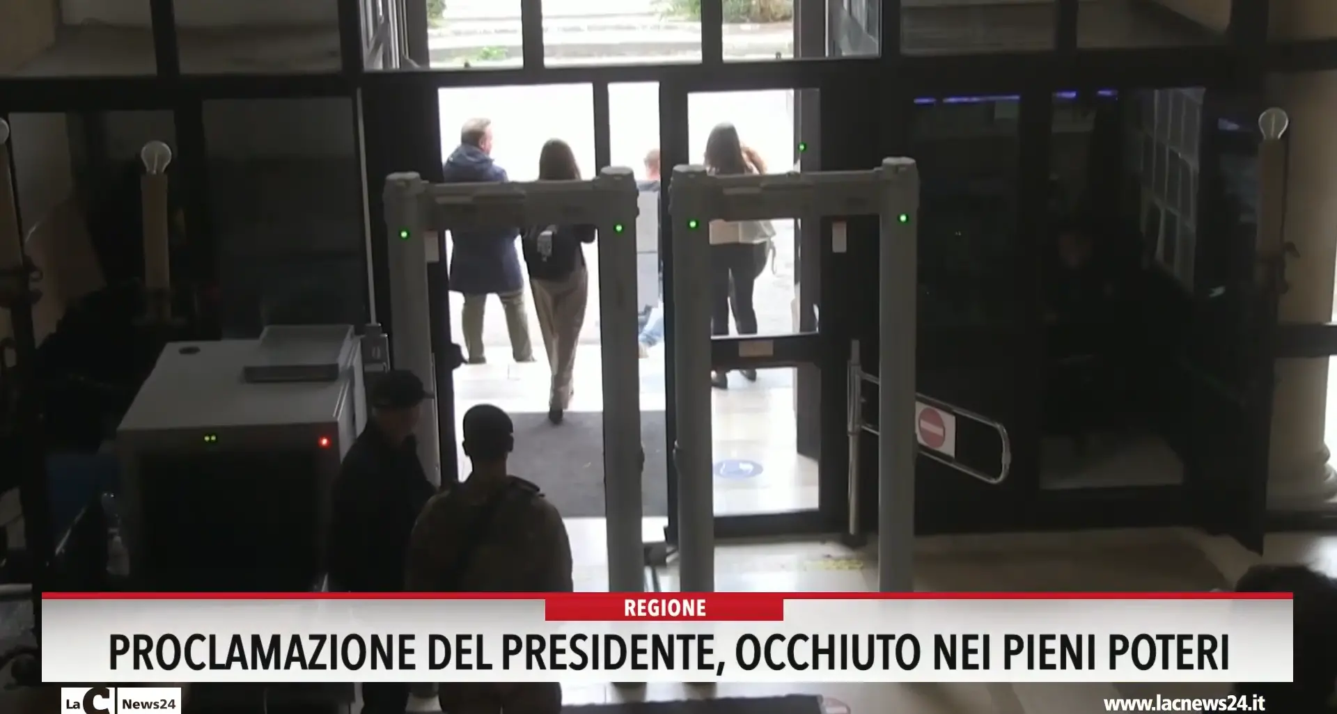 Proclamazione del presidente, Occhiuto nei pieni poteri
