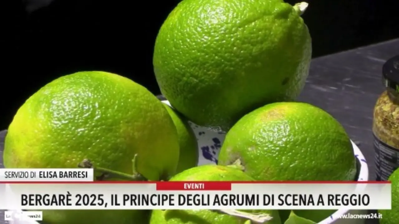 Bergarè 2025, il principe degli agrumi di scena a Reggio