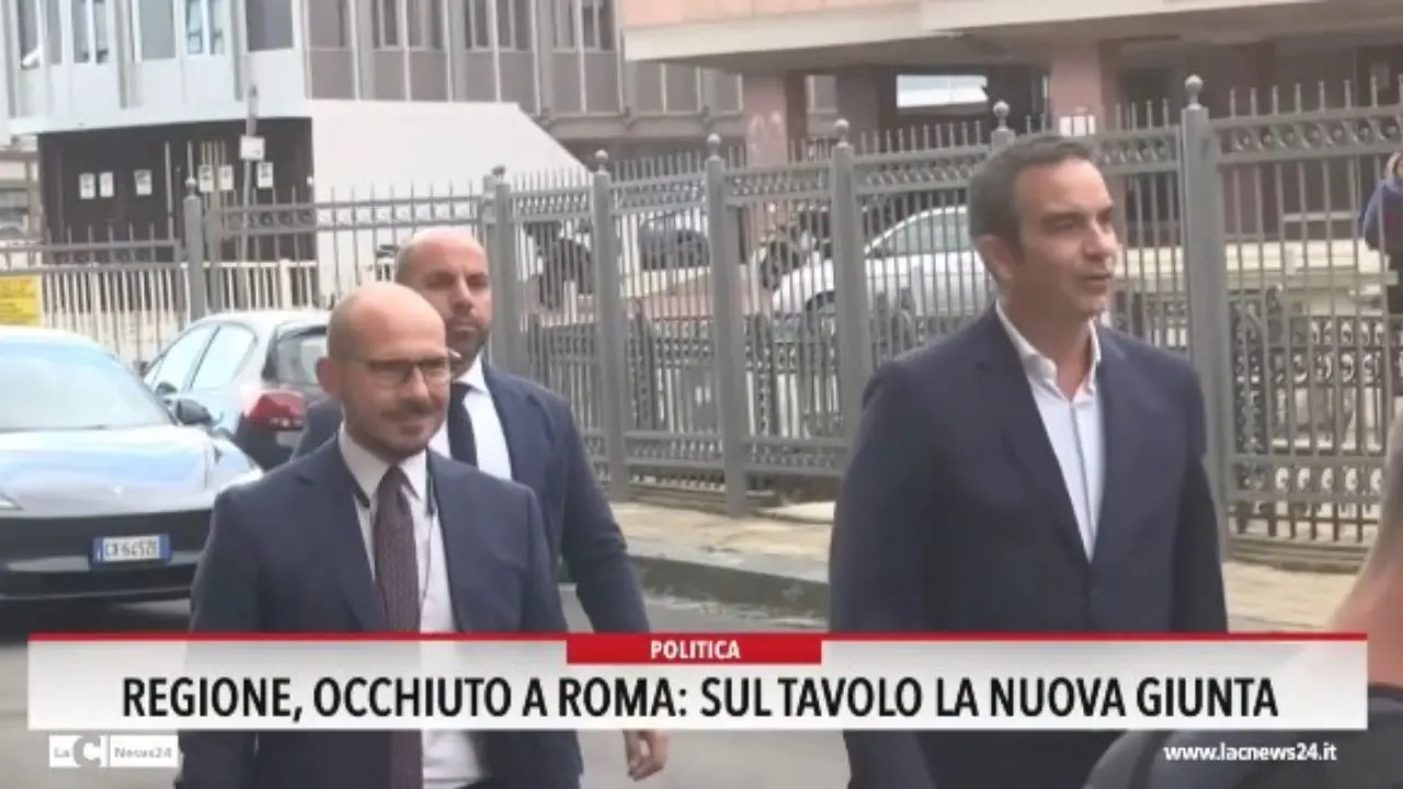 Regione, Occhiuto a Roma: sul tavolo la nuova Giunta