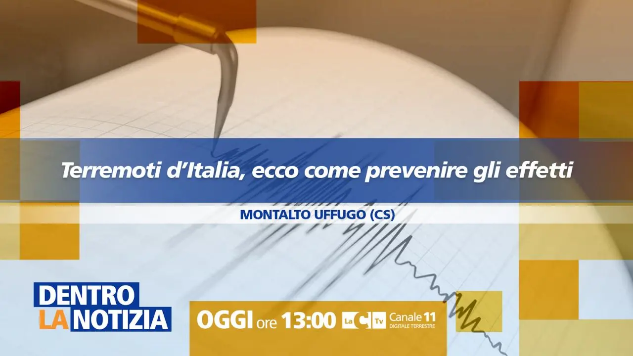 Terremoti, l’importanza della prevenzione per evitare disastri: focus a Dentro la Notizia\n