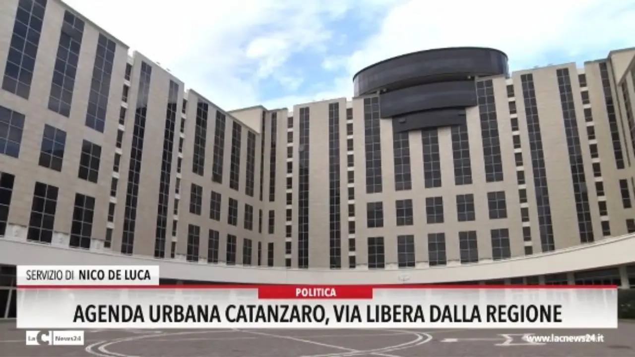 Agenda urbana Catanzaro, via libera della Regione