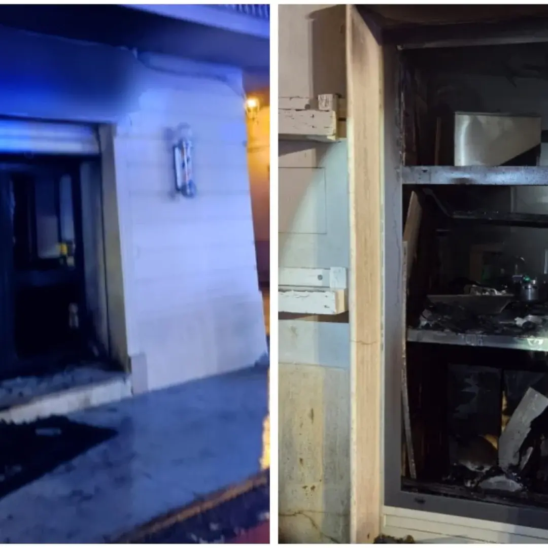 Lamezia Terme, esplosivo danneggia l’ingresso di un negozio in via Miceli: indagini in corso