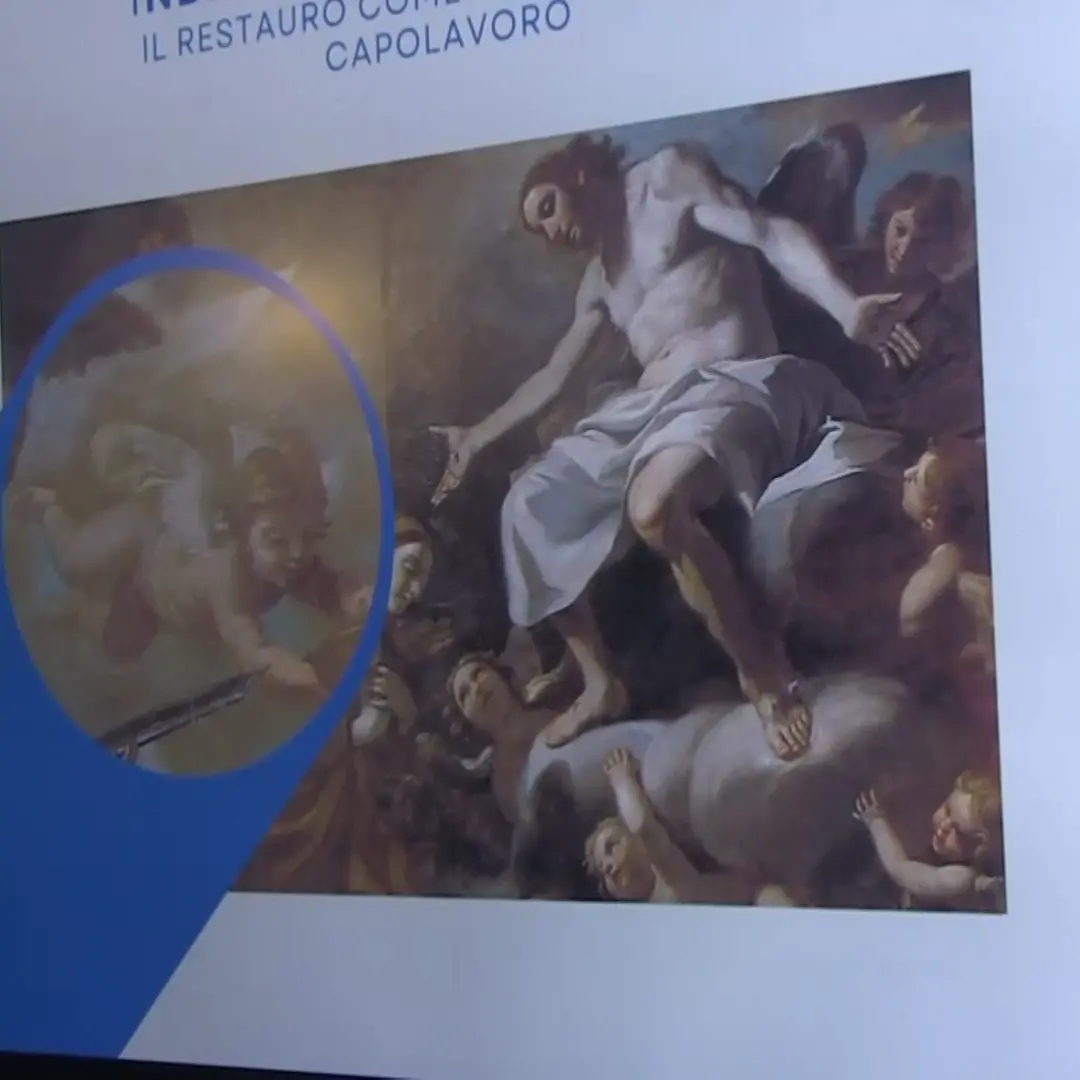 L’angelo nascosto di Mattia Preti:\u00A0al via il restauro de “Il patrocinio di Santa Barbara” tra innovazione e tradizione\n