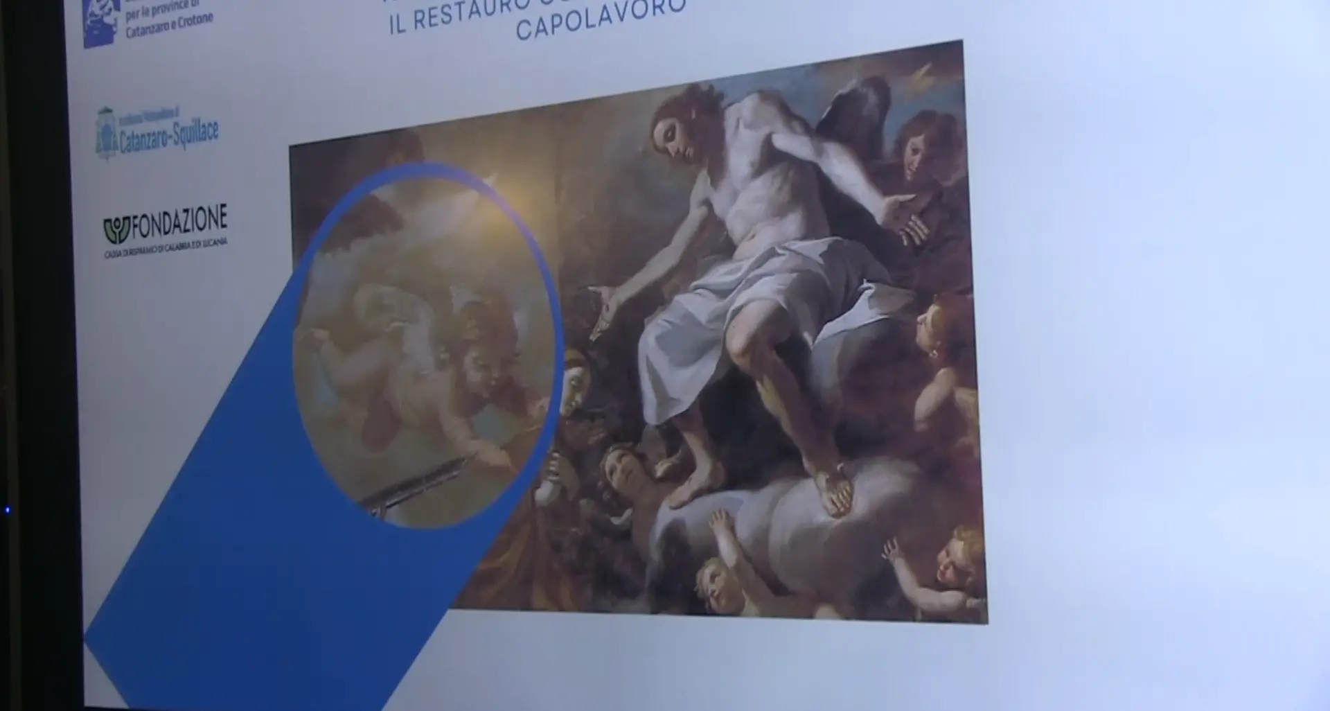 L’angelo nascosto di Mattia Preti:\u00A0al via il restauro de “Il patrocinio di Santa Barbara” tra innovazione e tradizione\n