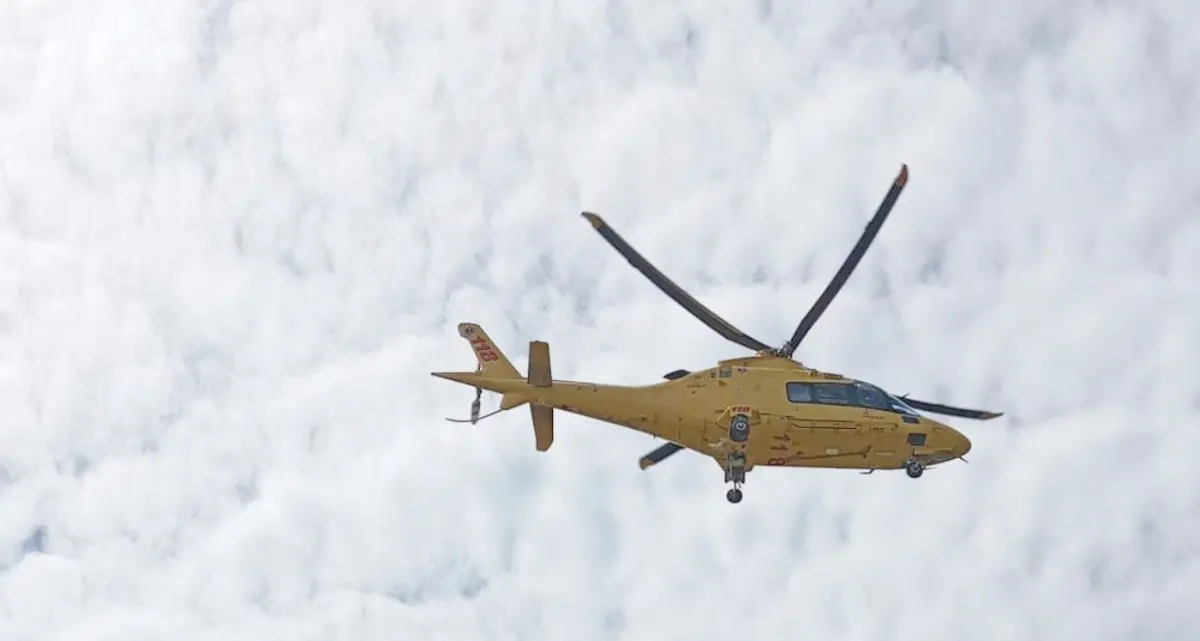 Operaio cade in un burrone nel Vibonese: soccorsi difficili, poi il trasporto in ospedale in elicottero