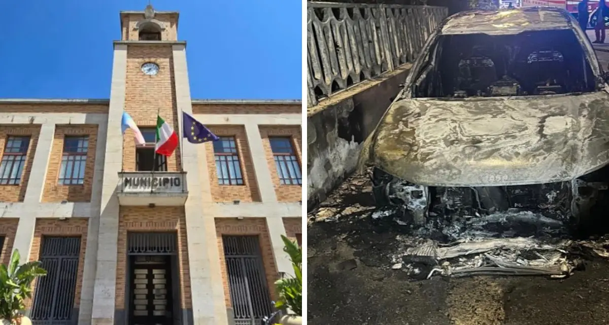 Auto incendiata a dirigente comunale di Vibo: uno degli indagati è il marito di una funzionaria del Municipio- NOMI