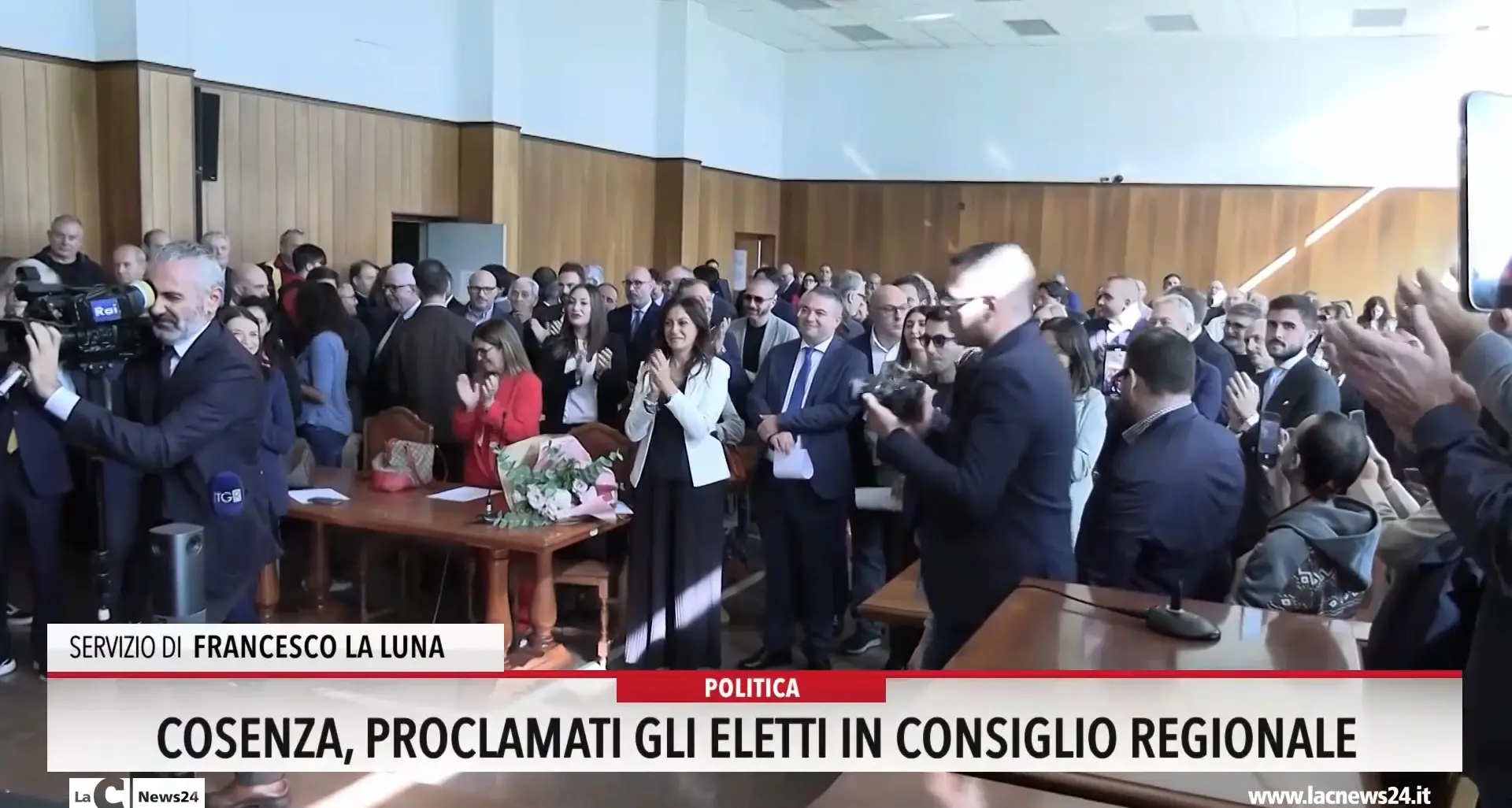 Cosenza, proclamati gli eletti in consiglio regionale