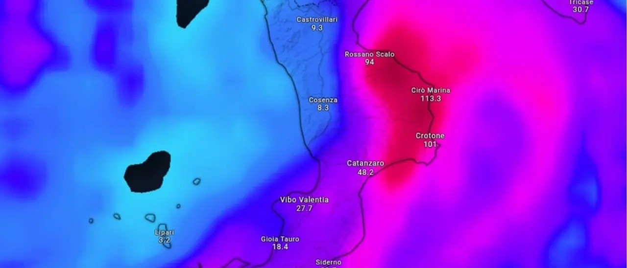 In Calabria maltempo… a metà: tornano i temporali ma solo sulla fascia jonica\n