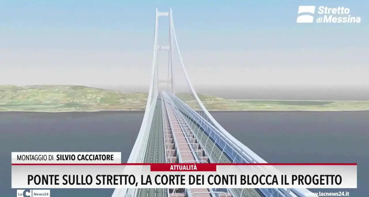Ponte sullo Stretto, la Corte dei conti blocca il progetto