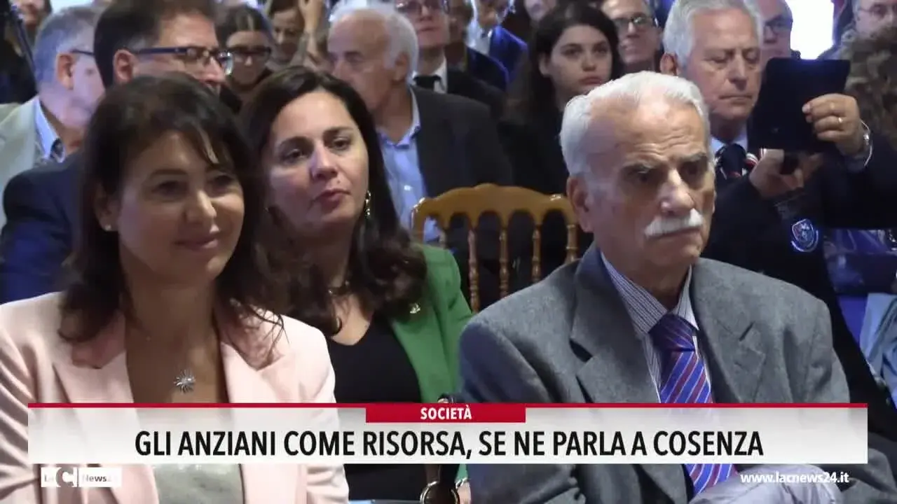 Gli anziani come risorsa, se ne parla a Cosenza