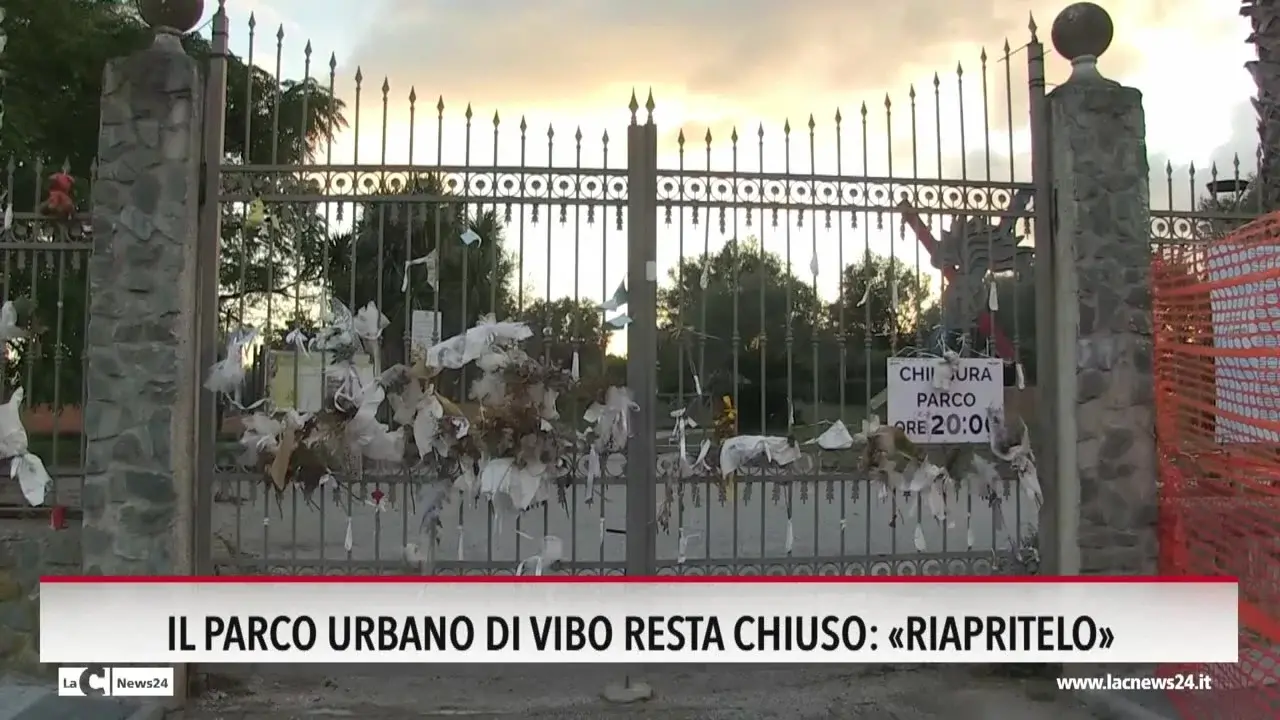 Il Parco urbano di Vibo resta chiuso: «Riapritelo»