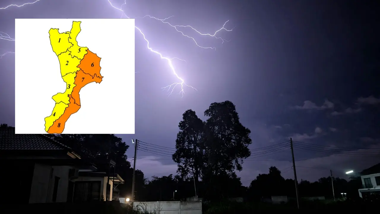 Maltempo in arrivo, allerta arancione domani su parte della Calabria: ecco le aree più colpite