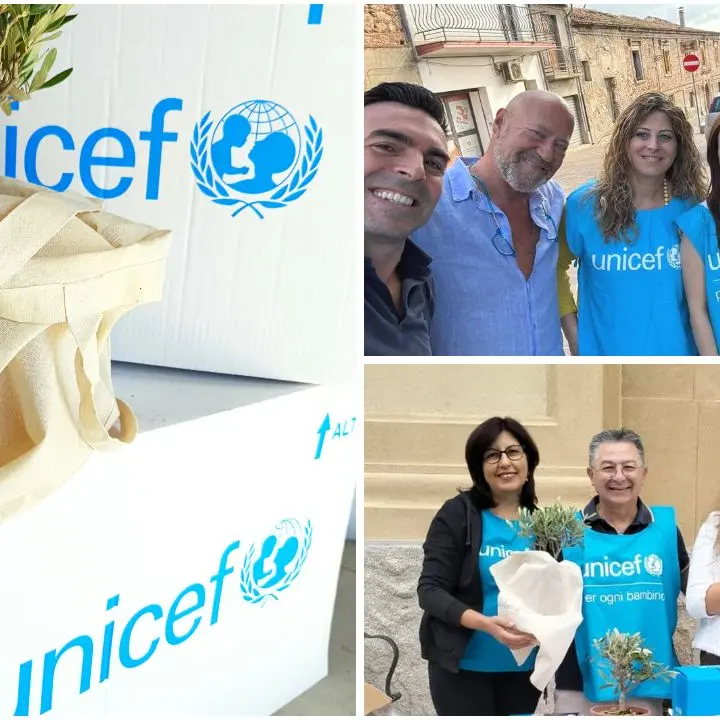 Campagna Unicef, volontari in piazza anche a Vibo per la raccolta fondi con la vendita di piantine di ulivo:\u00A0«Un aiuto concreto»\n