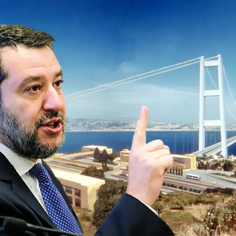 Ponte sullo Stretto, Salvini non molla la presa: «Al via a inizio 2026, magistrati permettendo...»\n