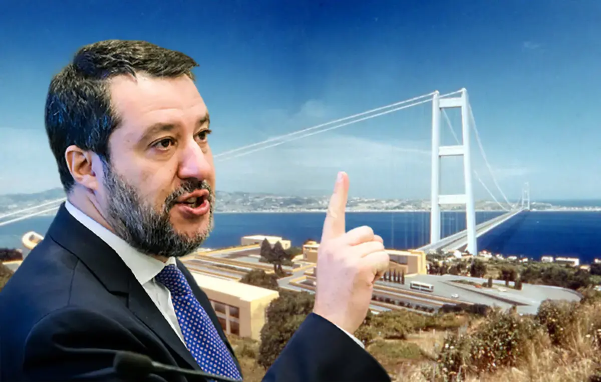 Ponte sullo Stretto, Salvini non molla la presa: «Al via a inizio 2026, magistrati permettendo...»\n