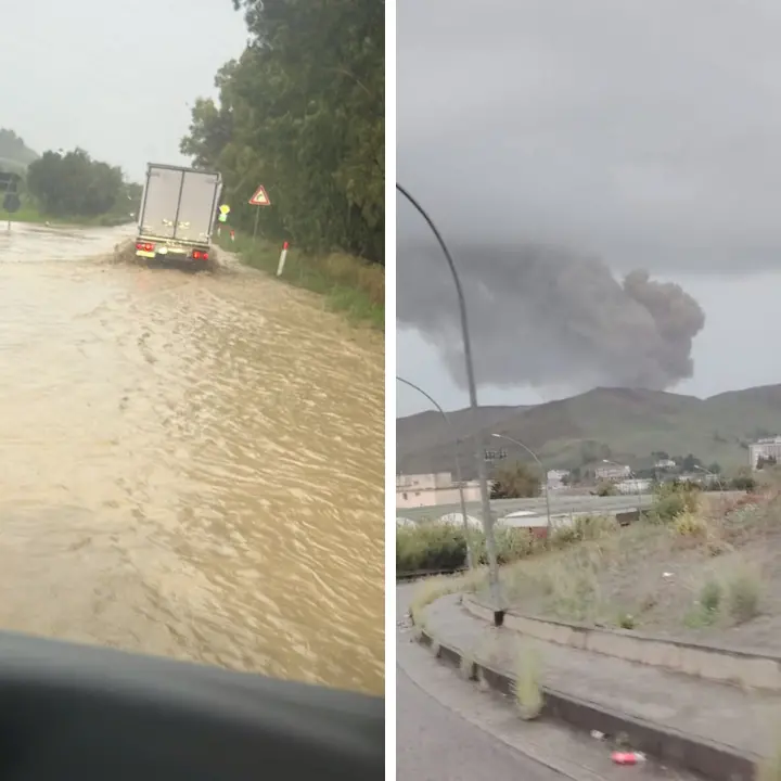 Il maltempo sferza la Calabria, nubifragi tra Catanzaro e Crotone. E un fulmine provoca un incendio a Germaneto\n