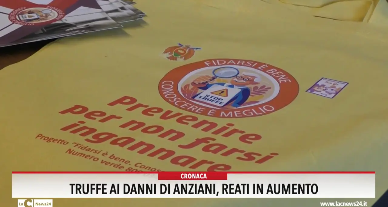 Truffe ai danni di anziani, reati in aumento