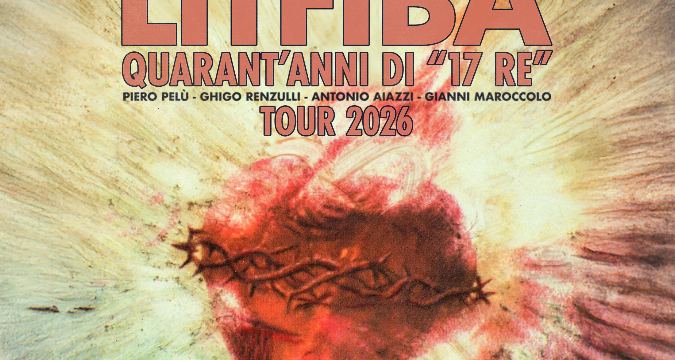 Cosenza, storica reunion dei Litfiba alla Rendano Arena per i quarant’anni di “17 Re”\n