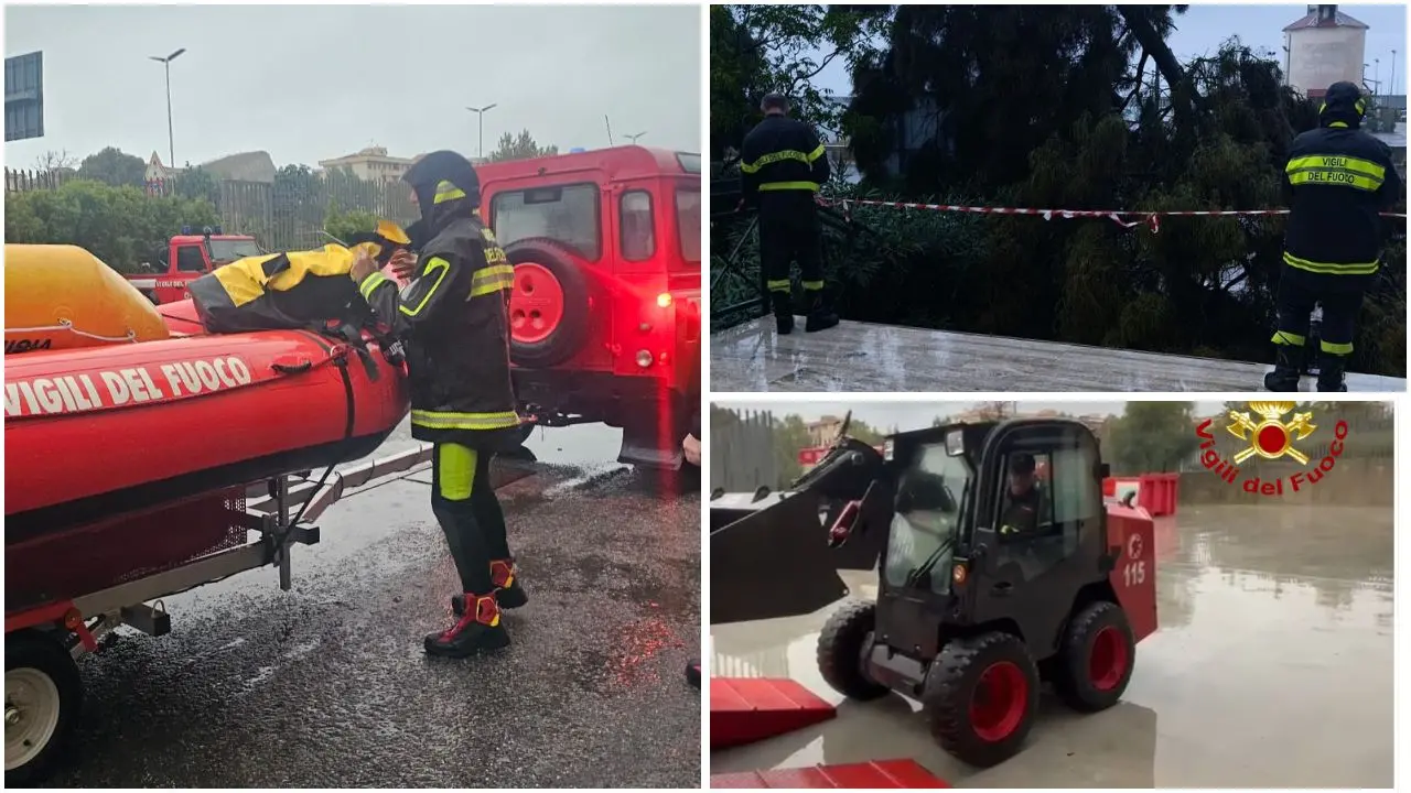 Maltempo a Crotone: allagamenti, alberi caduti e auto bloccate sulle strade ioniche\n