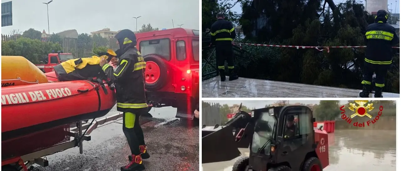 Maltempo a Crotone: allagamenti, alberi caduti e auto bloccate sulle strade ioniche\n