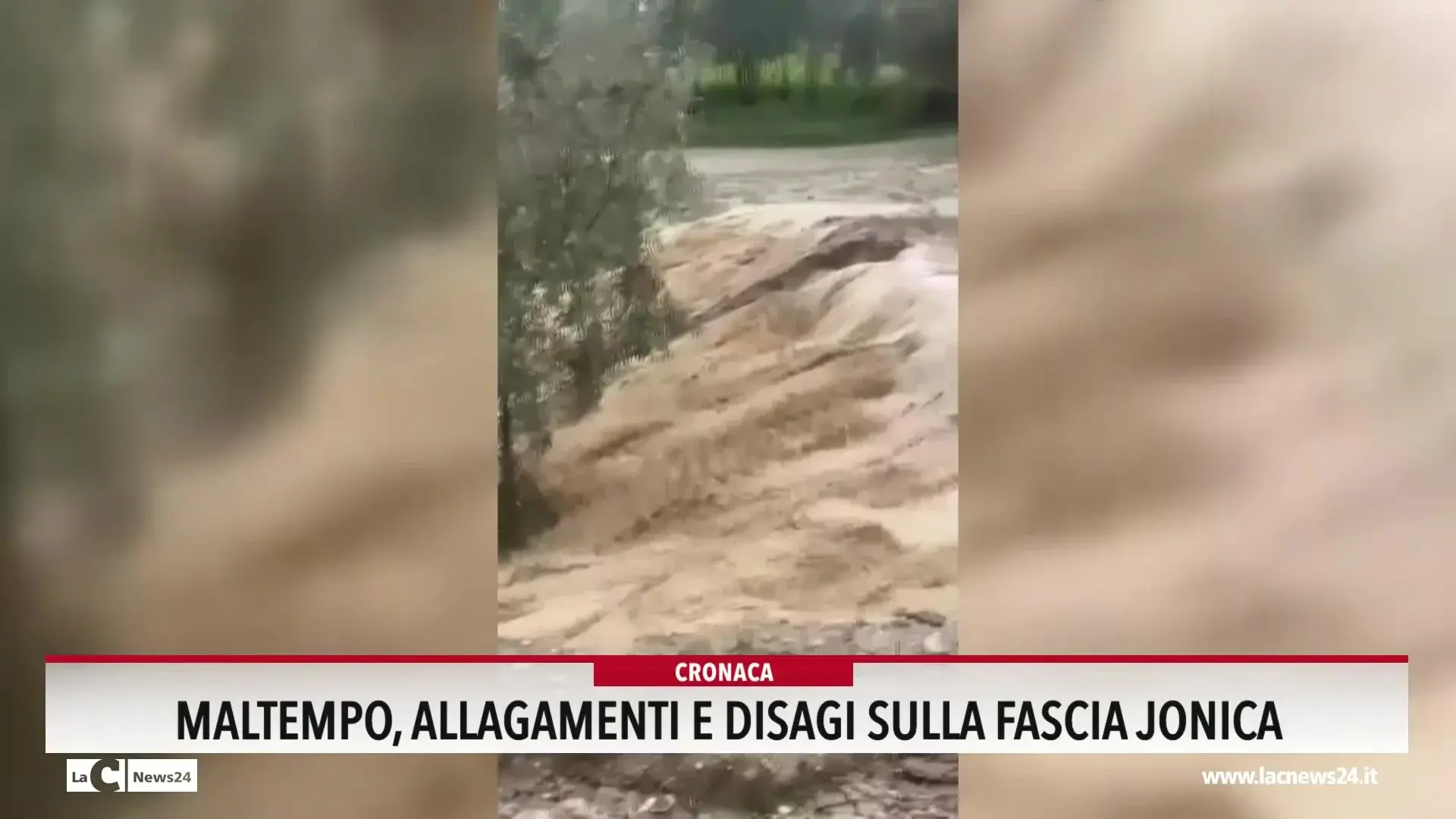 Maltempo, allagamenti e disagi sulla fascia jonica